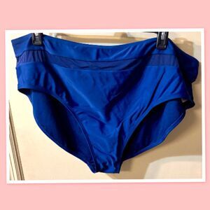 Women’s TIME AND TRU Swim Bottom ~ Size 3X (24W-26W) Navy Blue